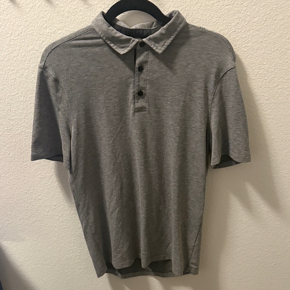 Lululemon Gray Evolution Performance Polo Shirt - image 1